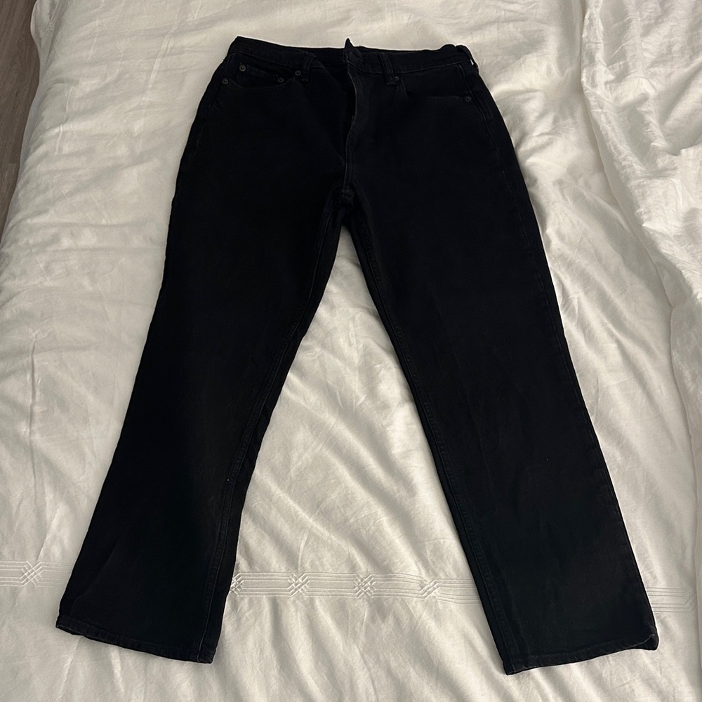 Gap Women’s Black Cheeky Straight High Rise